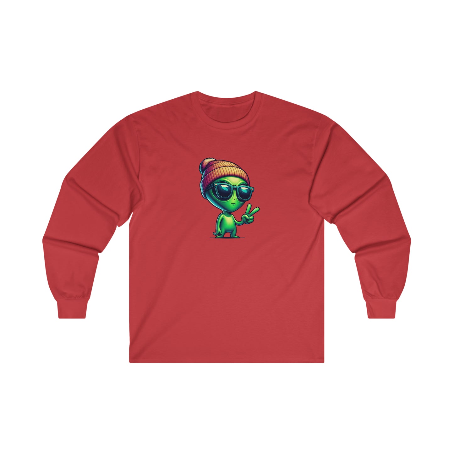 Cool Alien Graphic Longsleeve