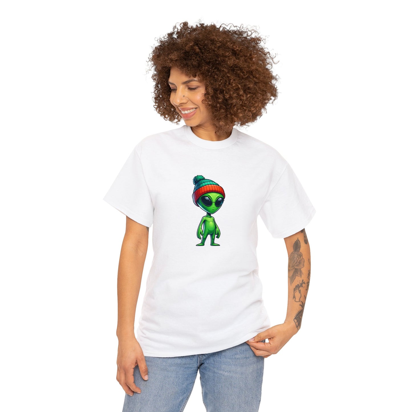 Chilly Alien Beanie Tee