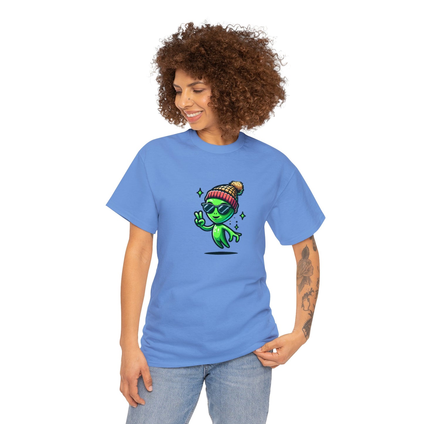 Cool Alien Beanie Tee