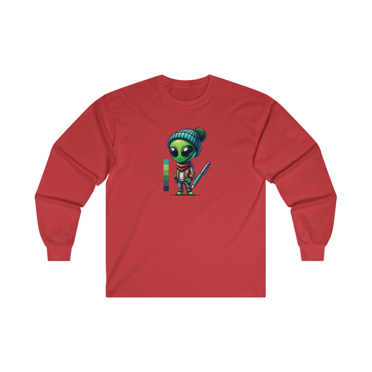 Hipster Alien Longsleeve