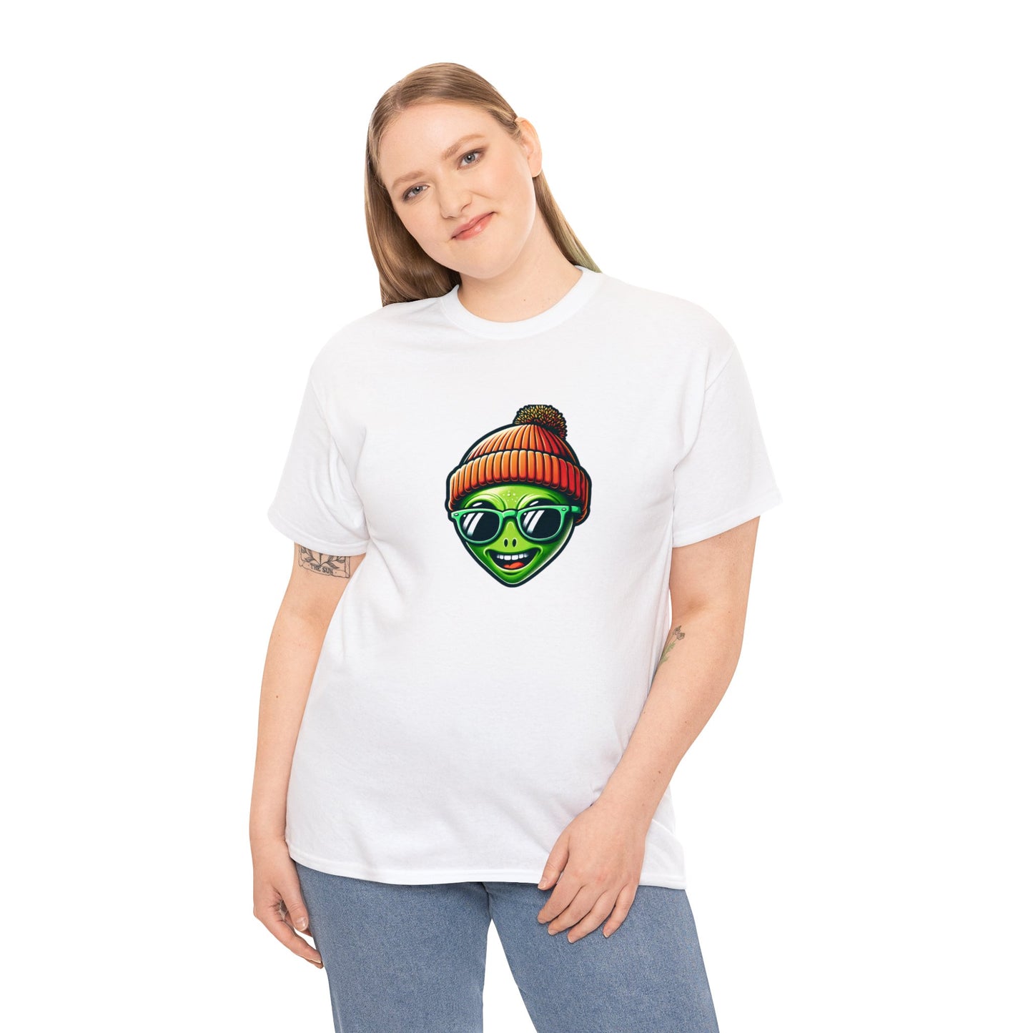 Cool Alien Beanie Tee