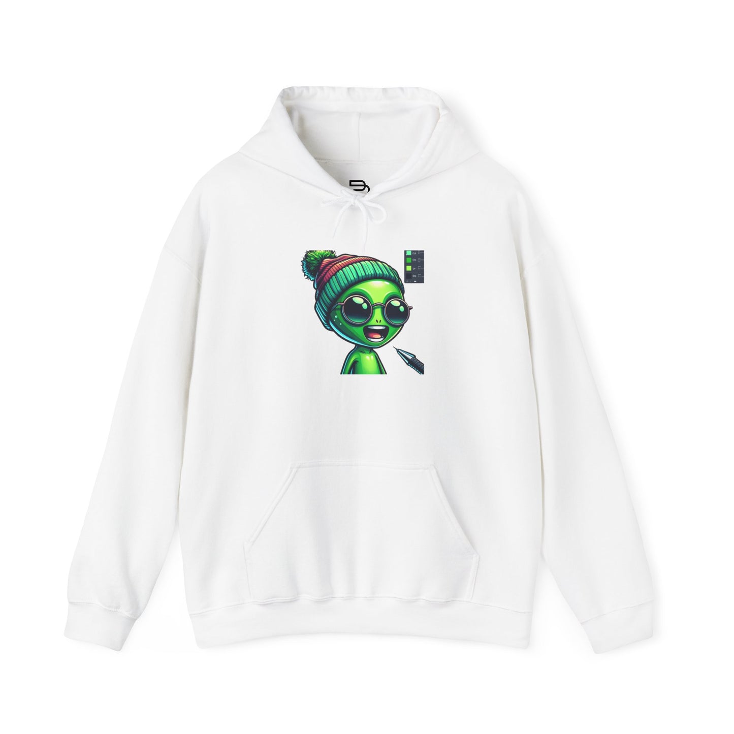 Alien Beanie Graphic Hoodie