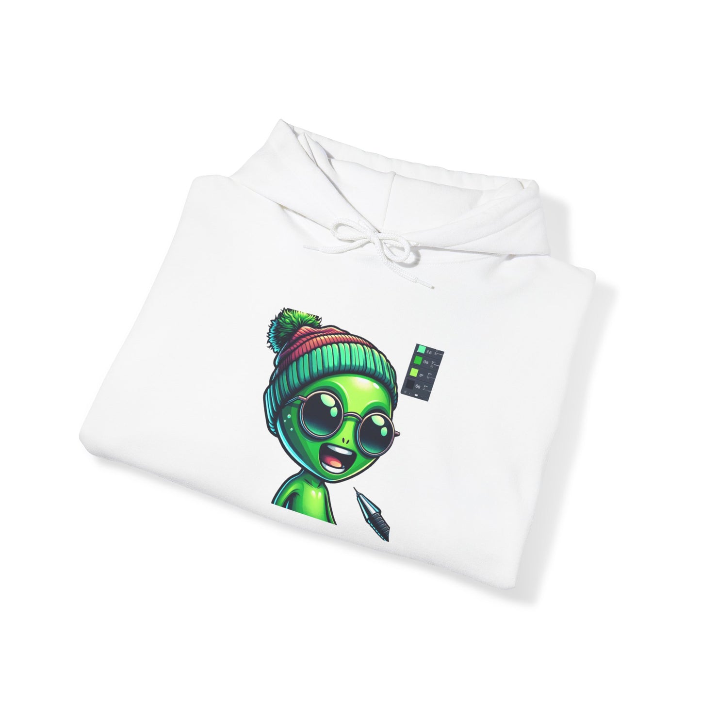 Alien Beanie Graphic Hoodie