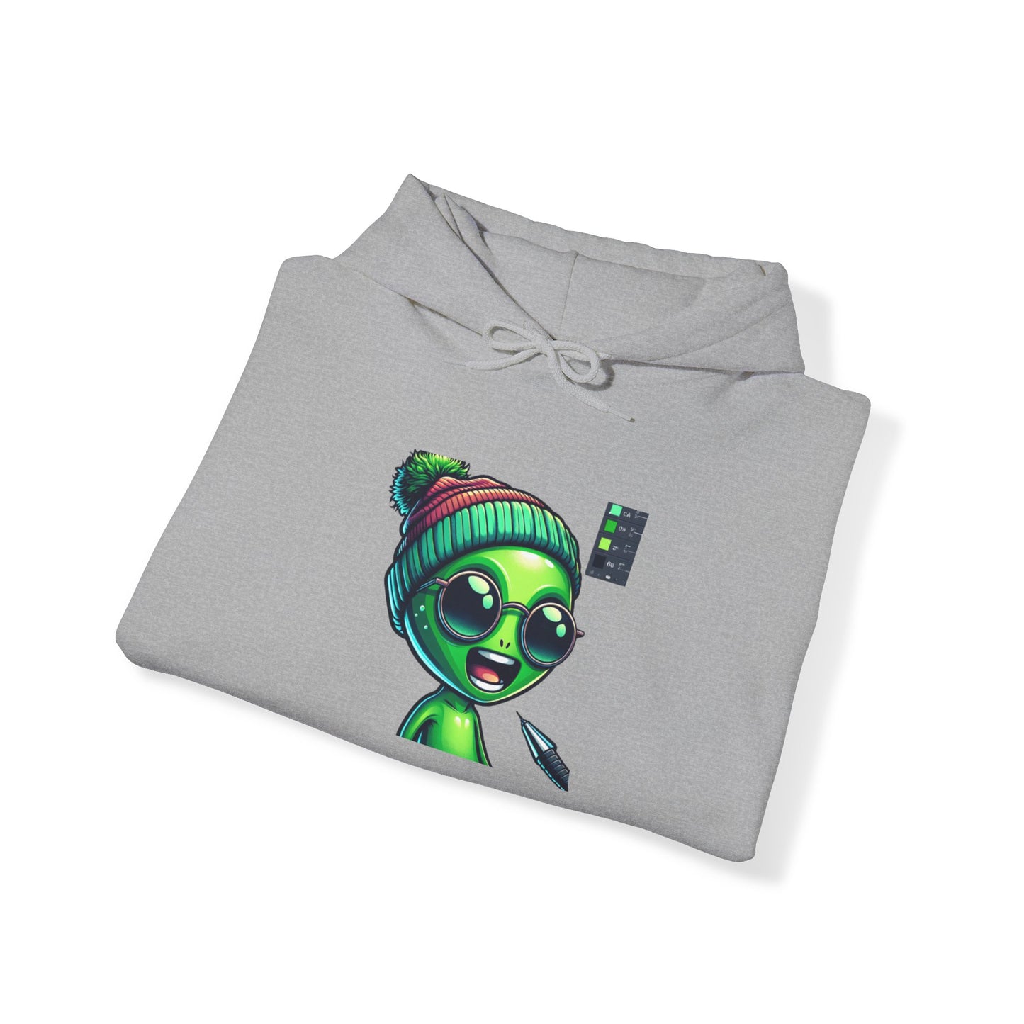 Alien Beanie Graphic Hoodie