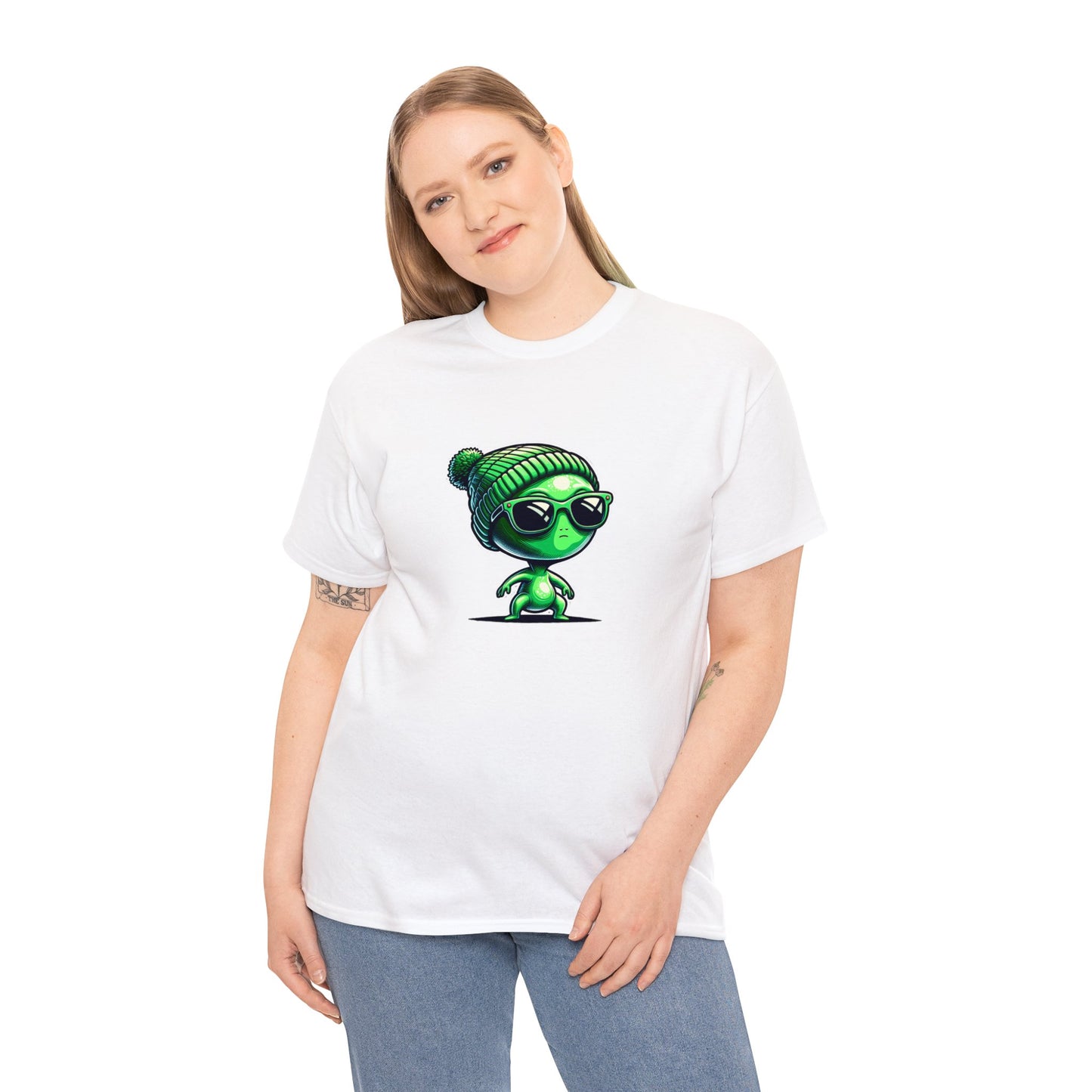 Cool Alien Beanie Tee