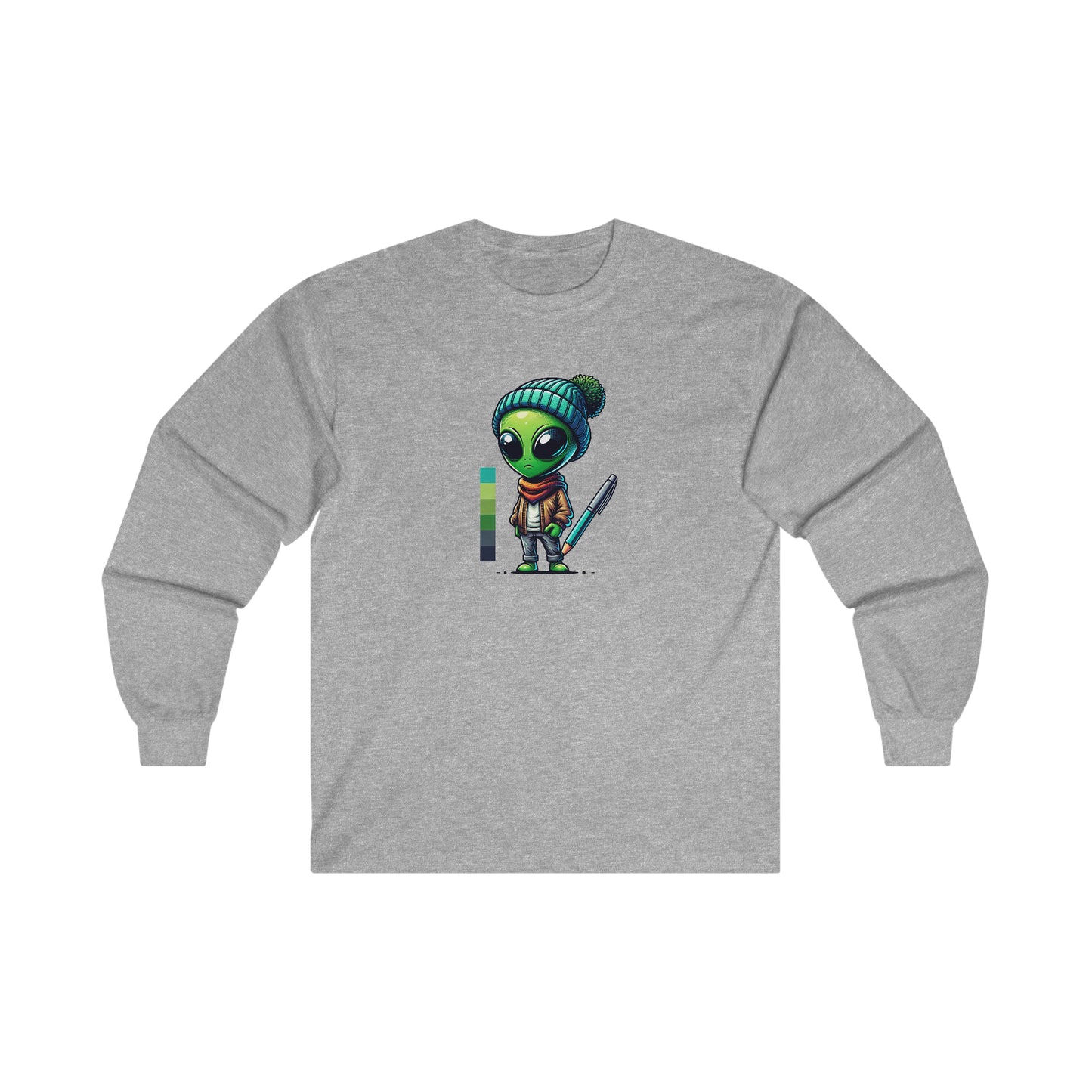 Hipster Alien Longsleeve