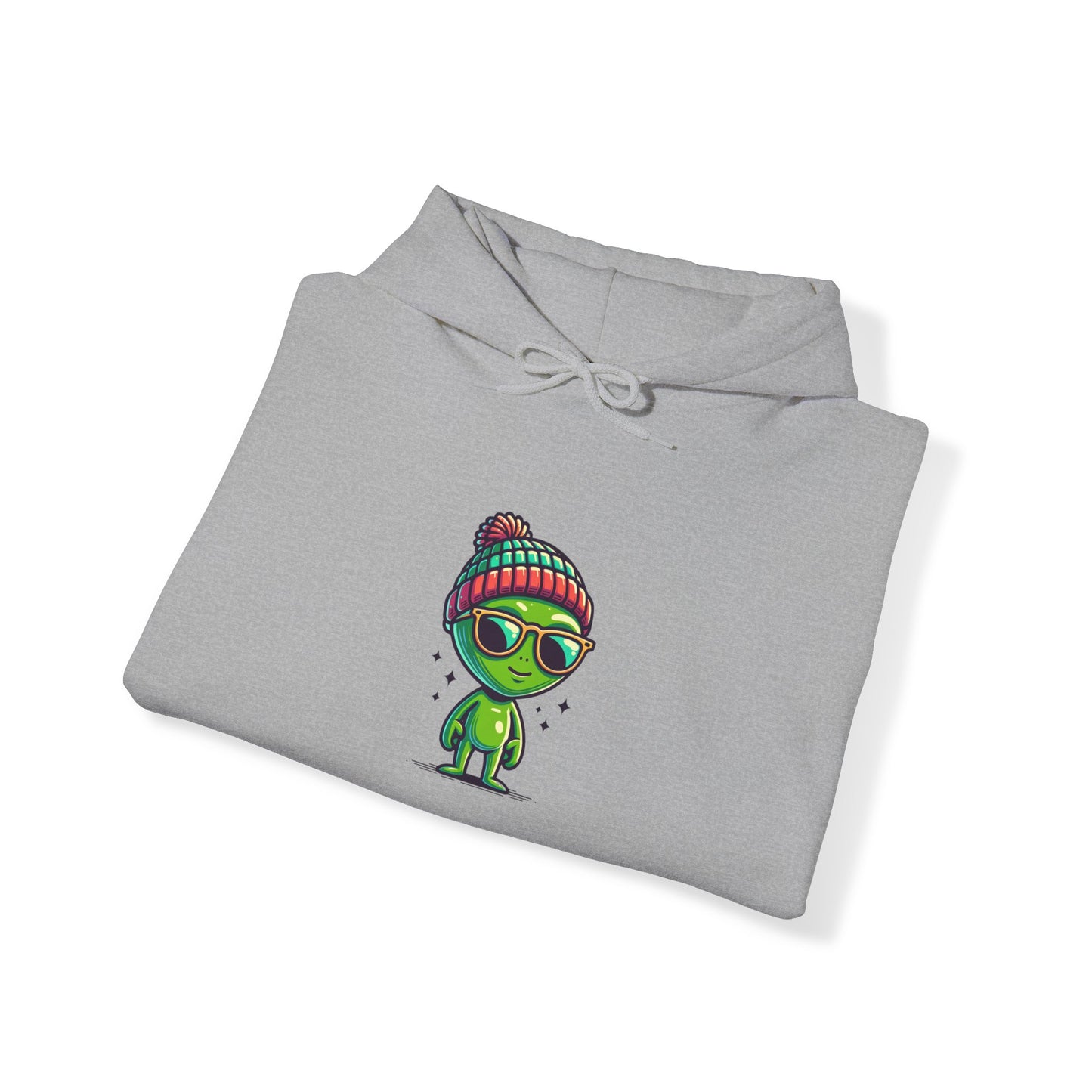 Cool Beanie Alien Hoodie