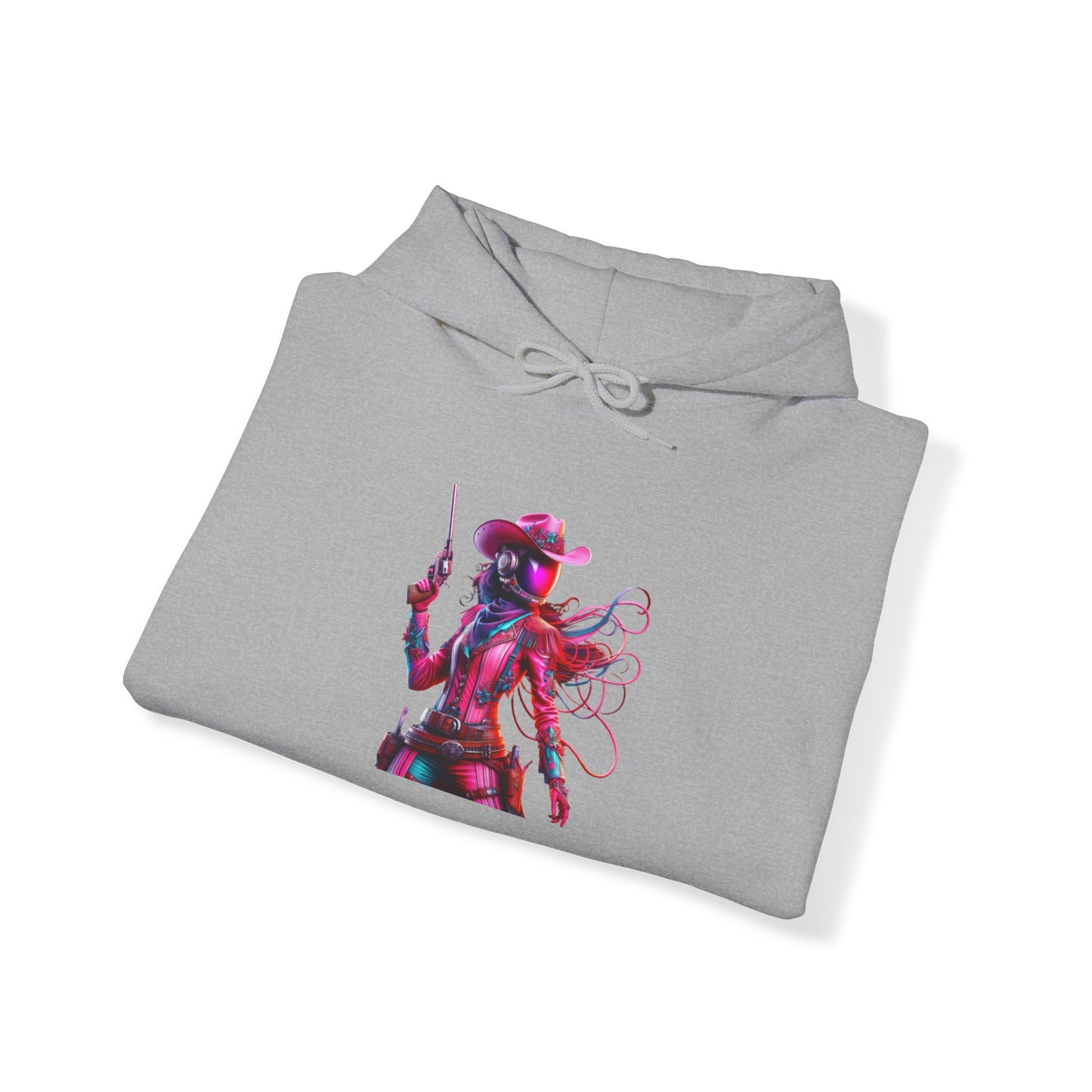 Cyber Cowgirl Neon Hoodie