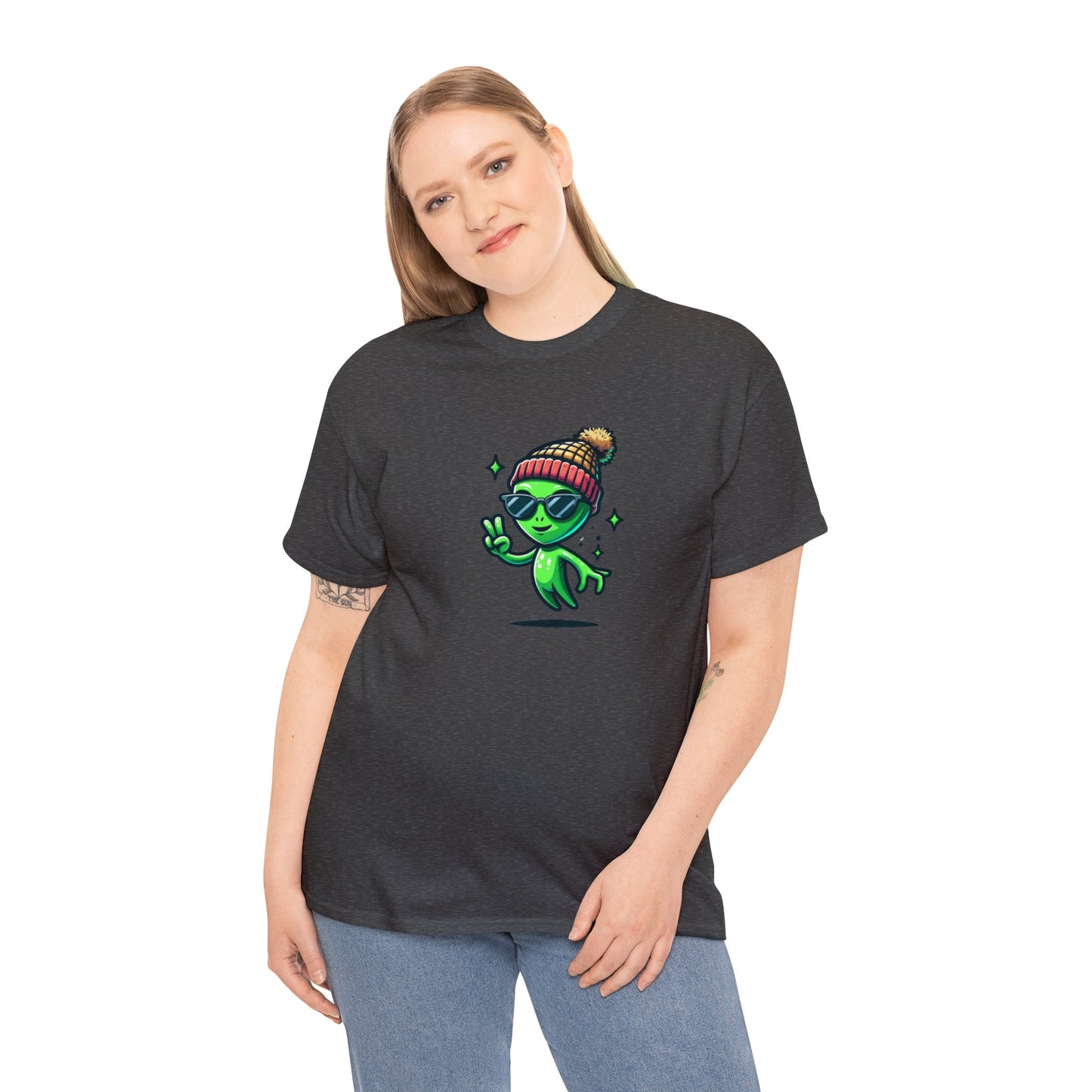 Cool Alien Beanie Tee