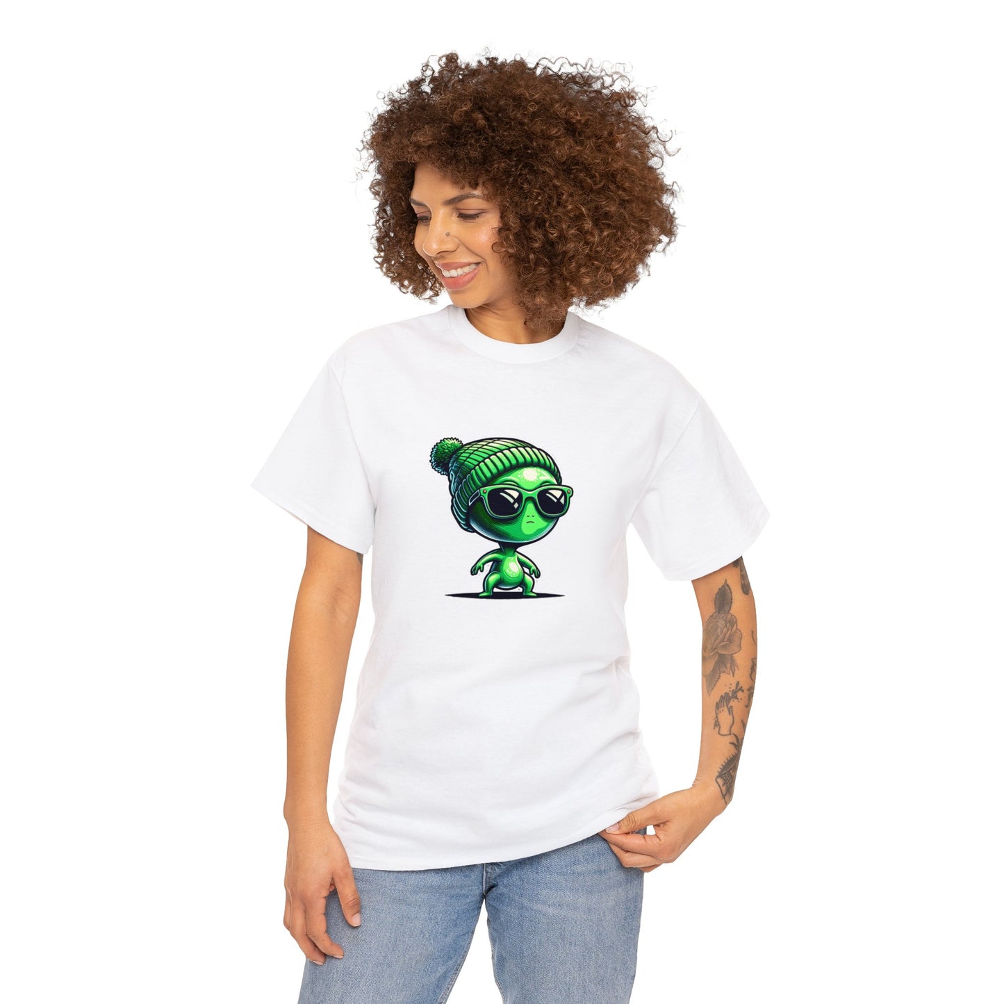 Cool Alien Beanie Tee