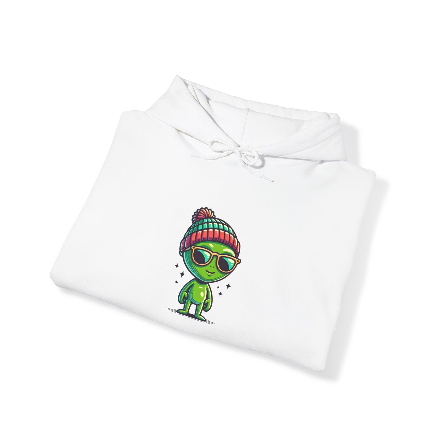 Cool Beanie Alien Hoodie