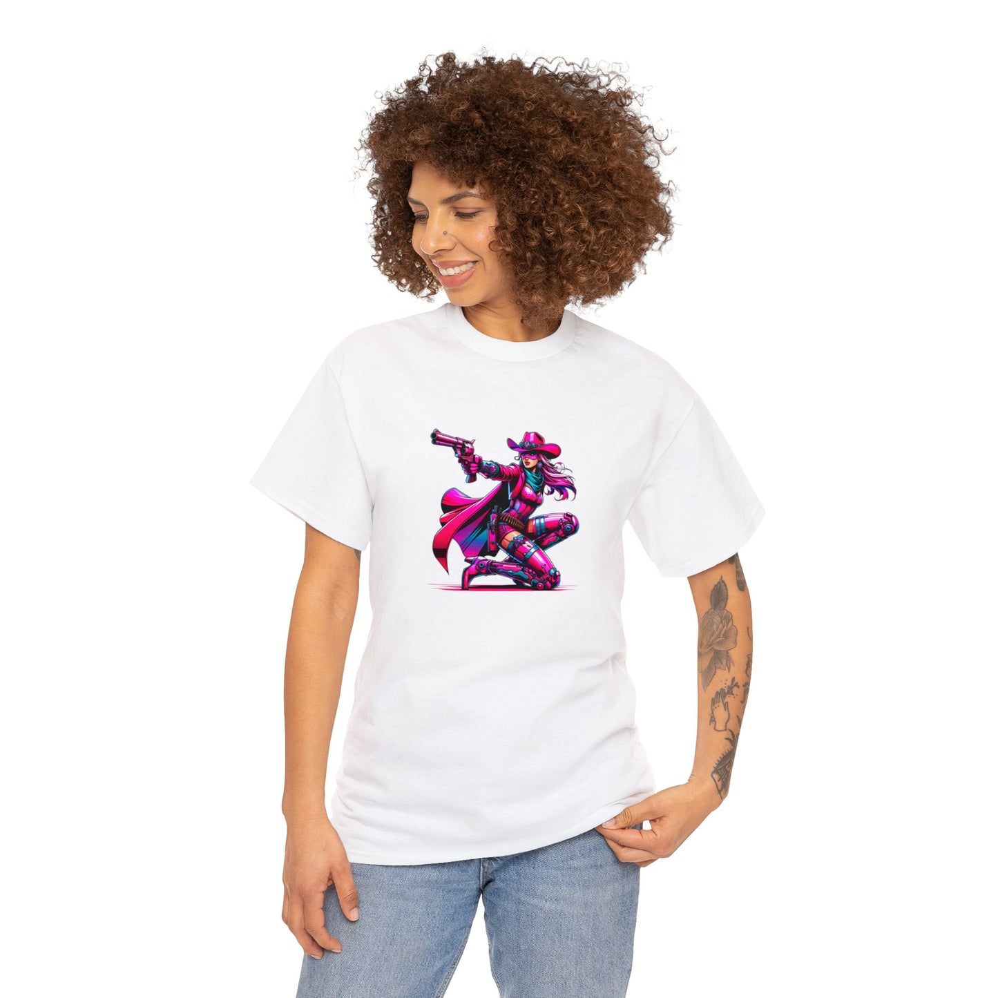 Cyber Cowgirl Revolver Tee