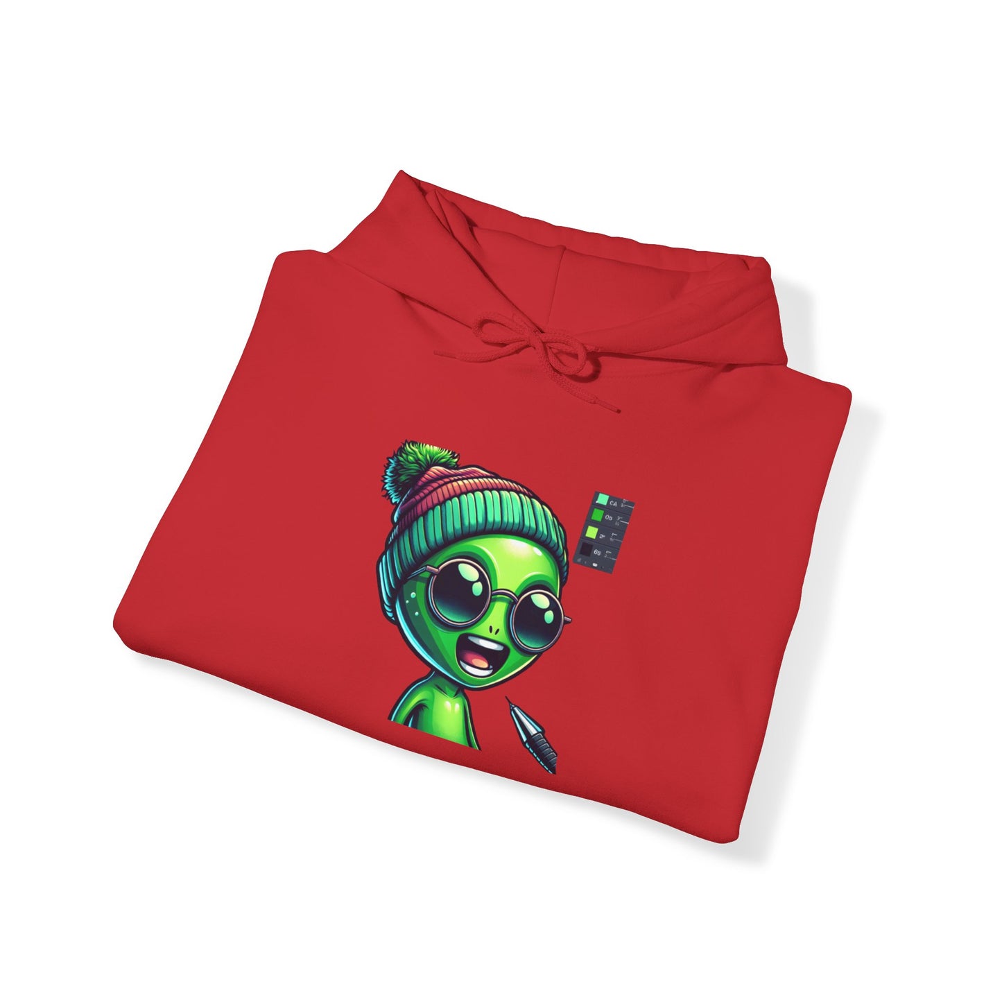 Alien Beanie Graphic Hoodie