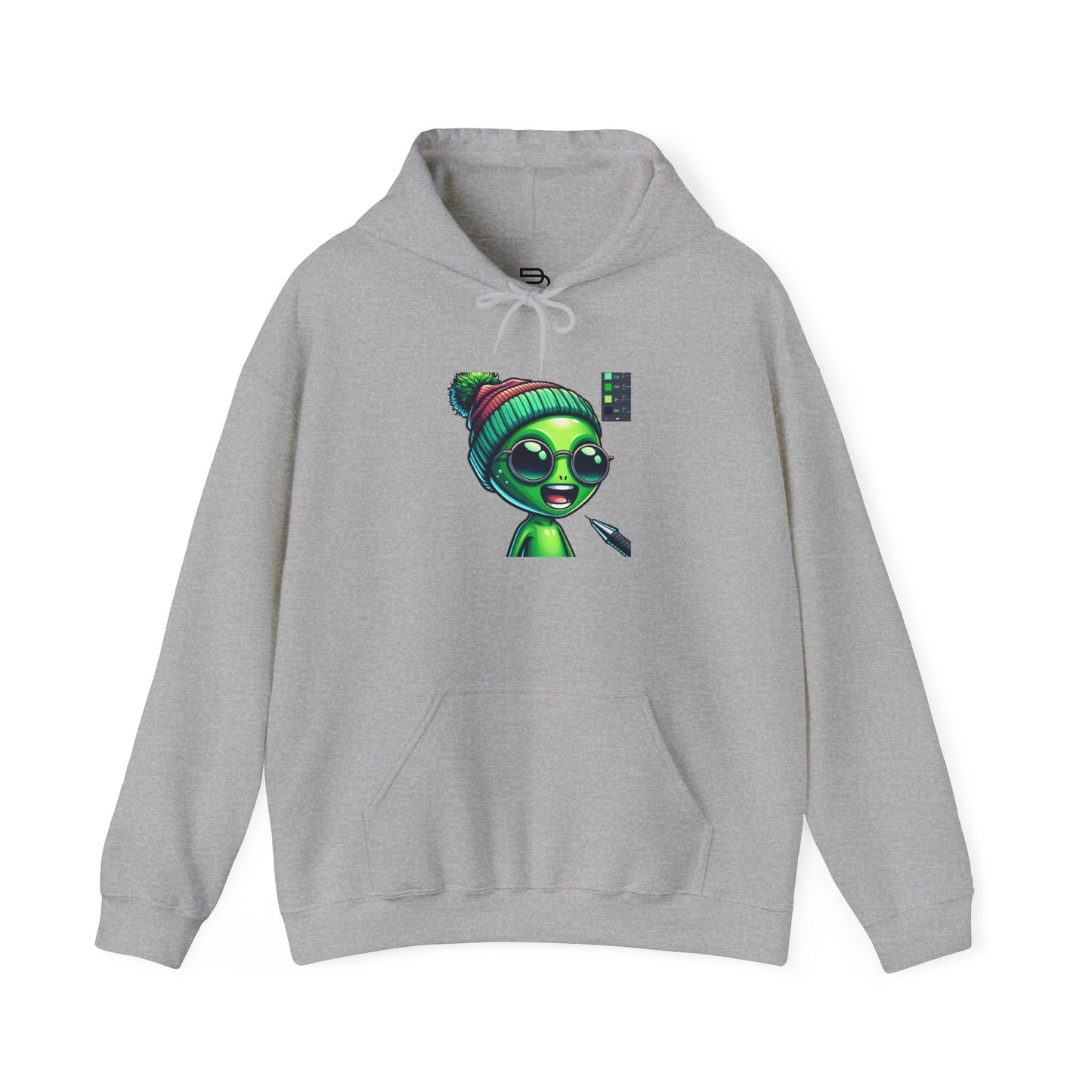 Alien Beanie Graphic Hoodie